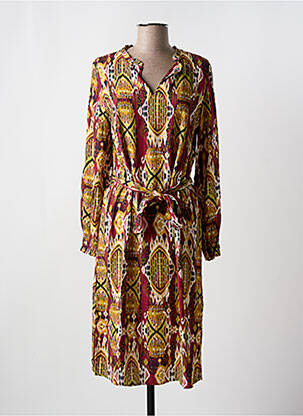 Rochie midi galben IVY BEAU femeie