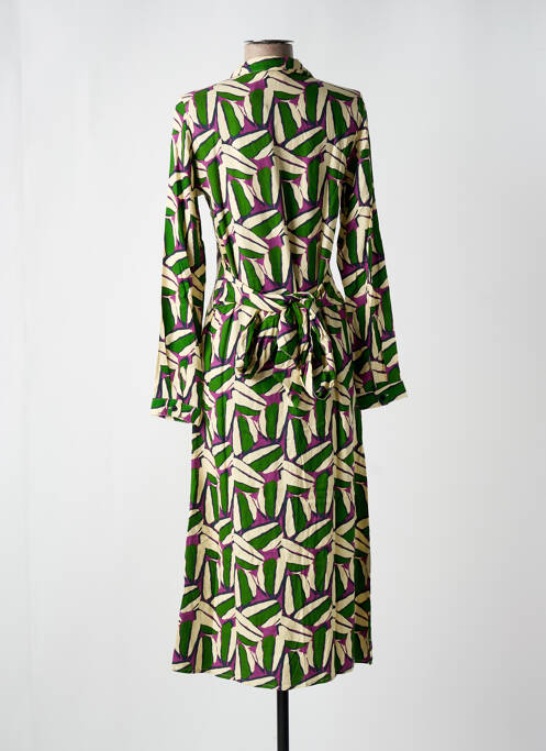 Rochie lungă verde COMPAÑIA FANTASTICA femeie