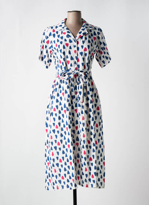 Rochie midi alb COMPAÑIA FANTASTICA femeie