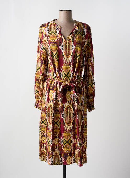 Rochie midi galben IVY BEAU femeie