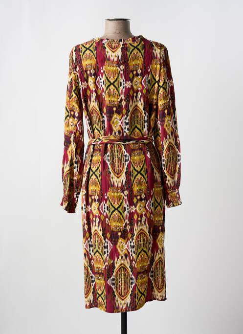 Rochie midi galben IVY BEAU femeie