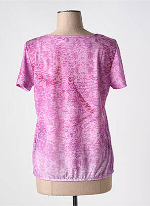 Tricou serigrafie flockată mâneci scurte violet STREET ONE femeie