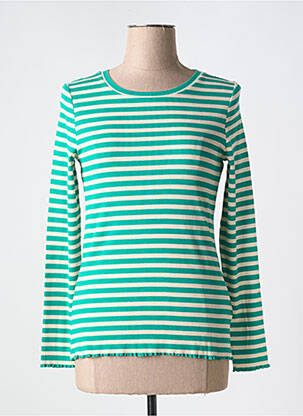 Pulover croială cambrată mâneci lungi verde STREET ONE femeie