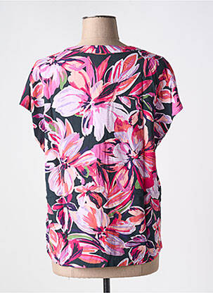 Tricou croială dreaptă mâneci scurte roz STREET ONE femeie