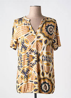 Tricou galben IVY BEAU femeie