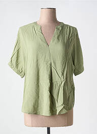 Bluză mâneci scurte mâneci scurte verde STREET ONE femme