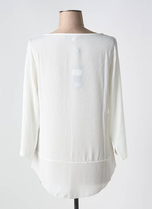 Tunică mâneci lungi alb QUATRE VINGT JOURS femeie