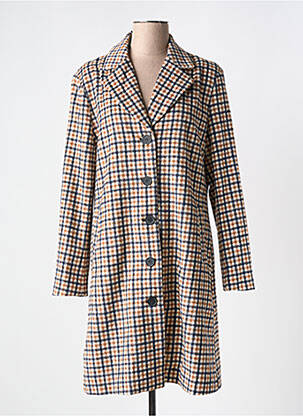 Palton lung maro IVY BEAU femeie