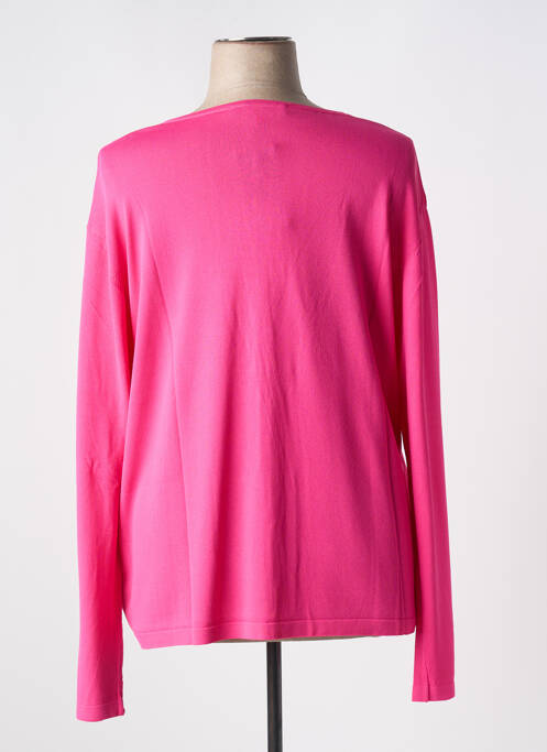 Vestă cu mâneci lungi roz QUATRE VINGT JOURS femeie