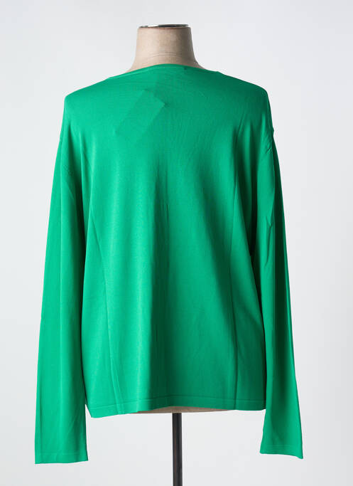 Vestă cu mâneci lungi verde QUATRE VINGT JOURS femeie