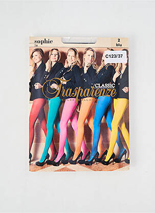 Colanți albastru TRASPARENZE femeie