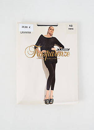 Colant negru TRASPARENZE femeie