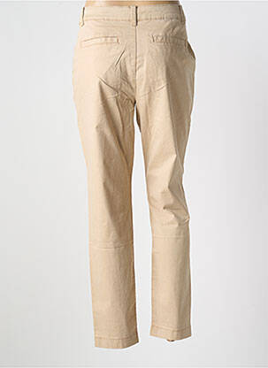 Pantalon chino țesătură poplin mărime normală bej ESPRIT femeie