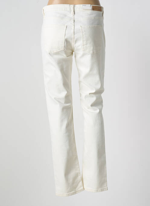 Blugi cu croială dreaptă bej ESPRIT femeie