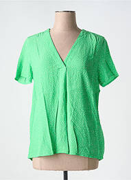 Bluză mâneci scurte mâneci scurte verde ESPRIT femme