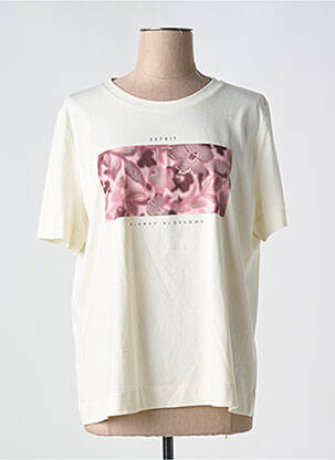 Tricou bej ESPRIT femeie
