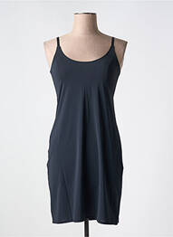 Rochie scurtă guler rotund bretele subțiri negru ESPRIT femeie