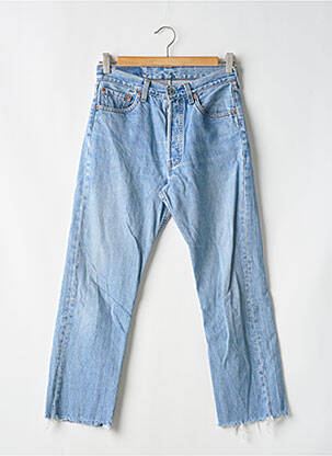 Blugi cu croială dreaptă albastru LEVIS femeie