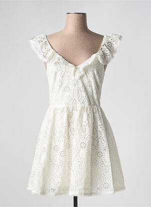 Rochie scurtă bej H&M femeie