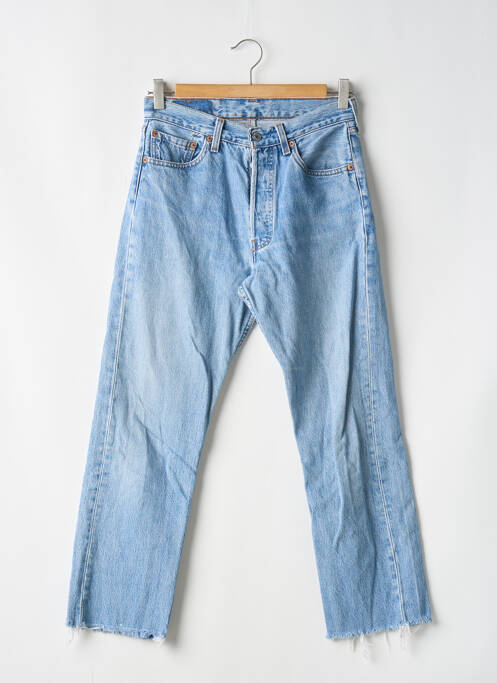 Blugi cu croială dreaptă albastru LEVIS femeie