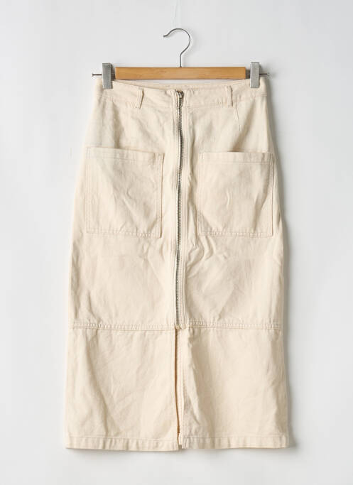 Fustă midi bej DIVIDED H&M femeie