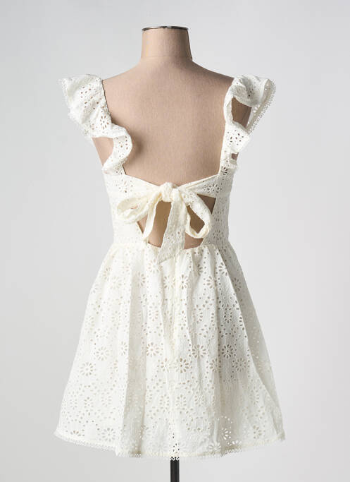 Rochie scurtă bej H&M femeie