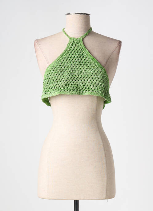 Top verde BERSHKA femeie