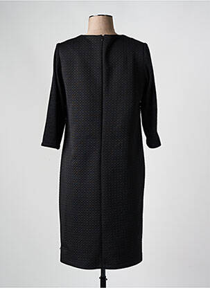 Rochie midi mâneci 3/4 mâneci 3/4 negru JEAN DELFIN femeie