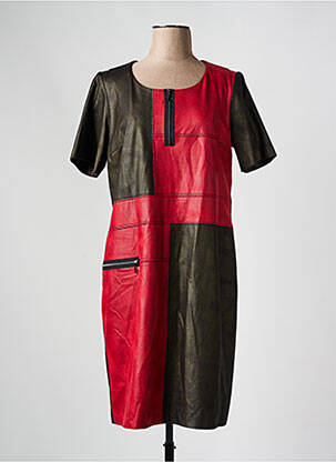 Rochie midi roșu JEAN DELFIN femeie