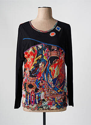 Tricou mâneci lungi mâneci lungi negru TELMAIL femeie