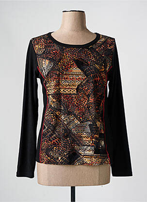 Tricou mâneci lungi mâneci lungi negru TELMAIL femeie