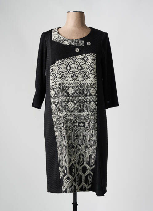 Rochie midi negru JEAN DELFIN femeie