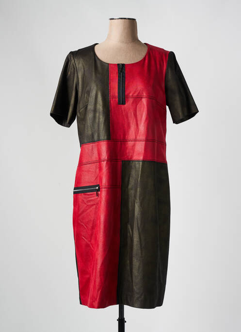 Rochie midi roșu JEAN DELFIN femeie