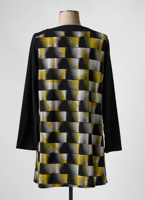 Pulover tunică negru MARBLE femeie