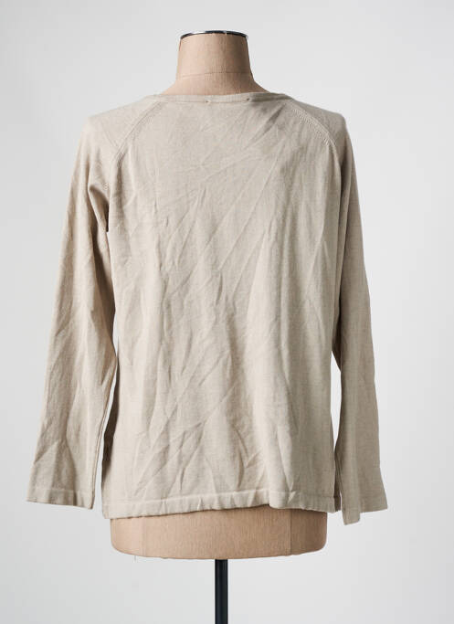 Vestă cu mâneci lungi bej TELMAIL femeie