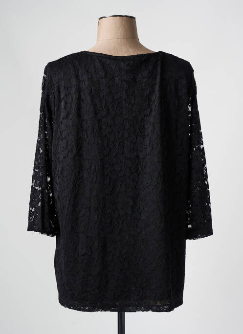 Top negru MARBLE femeie