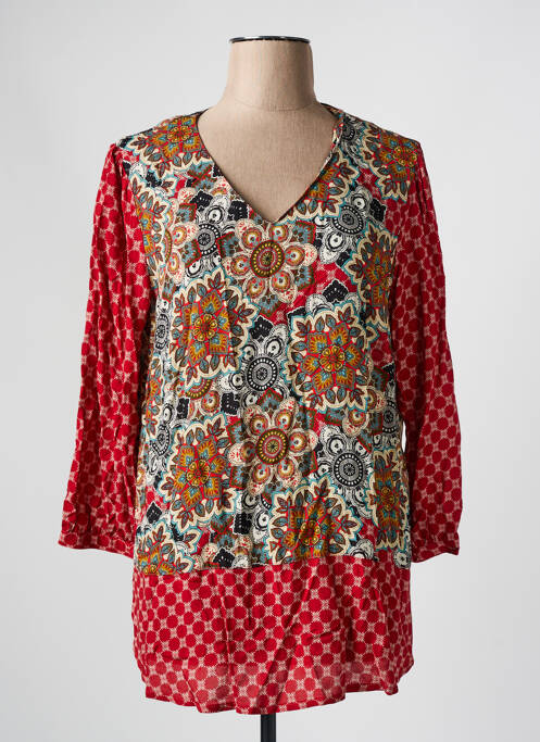 Tunică mâneci lungi roșu FRED SABATIER femeie