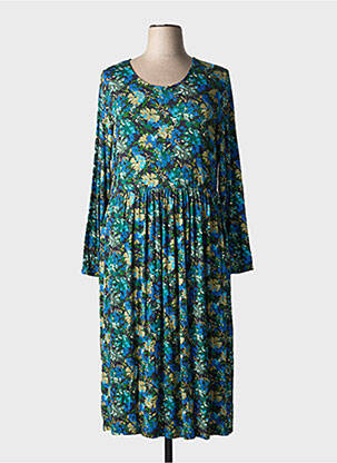 Rochie lungă mâneci lungi mâneci lungi albastru AGATHE & LOUISE femeie