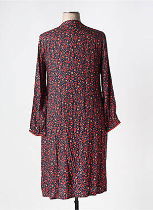 Rochie midi imprimeu floral mâneci lungi portocalie AGATHE & LOUISE femeie
