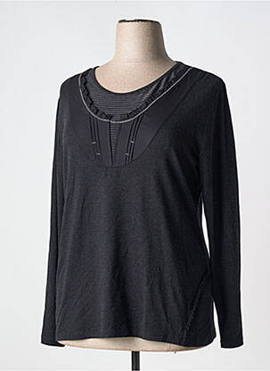 Tricou mâneci lungi mâneci lungi negru MERI & ESCA femeie