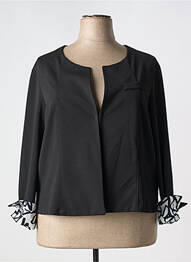Jachete elegante țesătură crep negru PLURIELLES femme