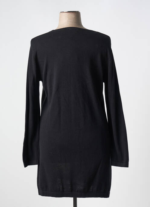Pulover tunică negru MARBLE femeie