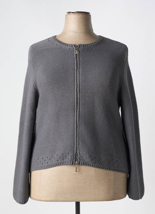 Vestă cu mâneci lungi gri MARBLE femeie