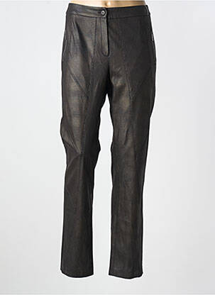Pantalon slim elasticitate mărime normală maro JEAN DELFIN femeie