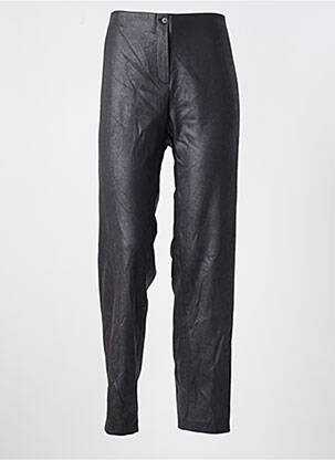 Pantalon slim talie elastică mărime normală negru GUY DUBOUIS femeie