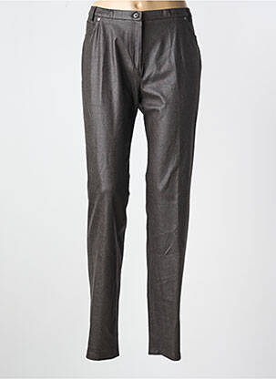 Pantalon slim mărime normală mărime normală maro MERI & ESCA femeie