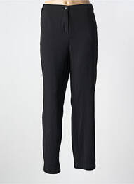 Pantalon drept țesătură crep mărime normală negru FRED SABATIER femme
