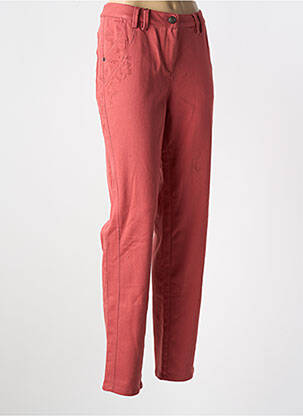 Pantalon slim elasticitate mărime normală roz AGATHE & LOUISE femeie
