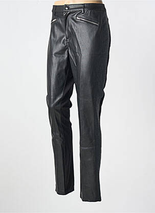 Pantalon slim negru JULIE GUERLANDE femeie