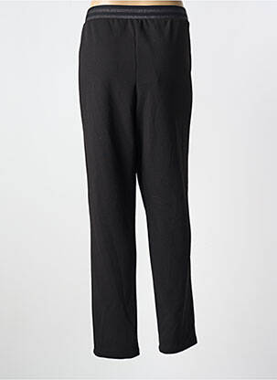 Pantalon drept talie elastică mărime normală negru MERI & ESCA femeie